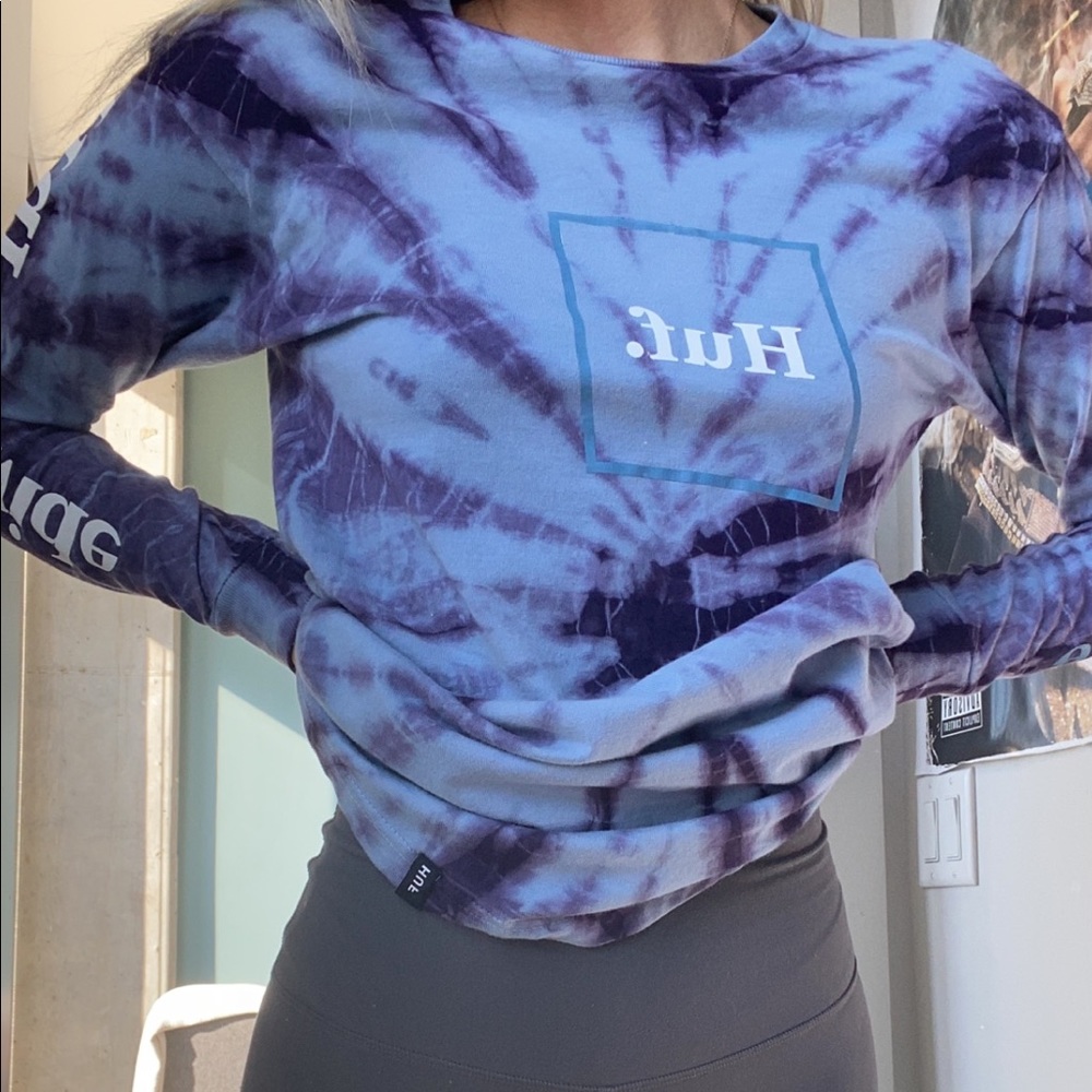 HUF tie dye long sleeve